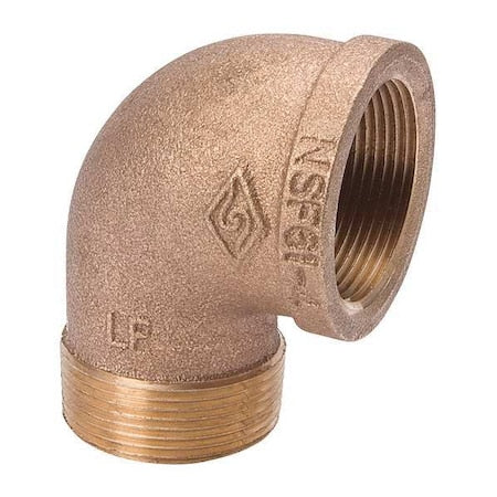 90 Degrees Street Elbow Brass 90 Degrees Street Elbow, 2 in Male NPT X 2 in Female NPT