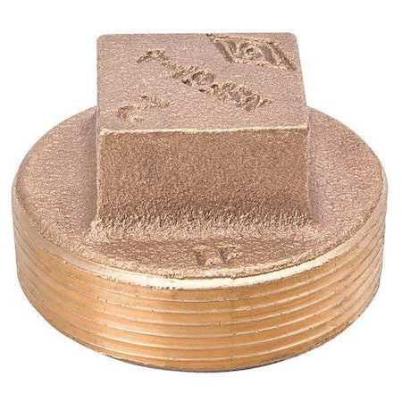 Brass Plug, MNPT, 1/8" Pipe Size