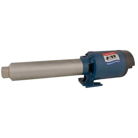 Booster Pump, 3 hp, 208 to 240/480V AC, 3 Phase, 1 in NPT Inlet Size, 14 Stage, 190 psi Max Pressure