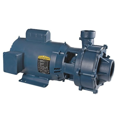 Booster Pump, 5 hp, 240V AC, 1 Phase, 3 in NPT Inlet Size, 2 Stage, 86 psi Max Pressure