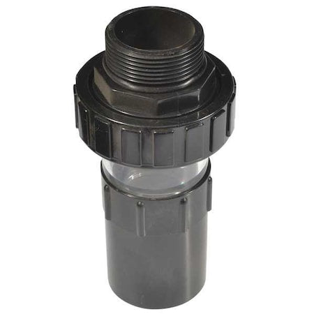 Union with Sight Glass,O,1-1/2 In.