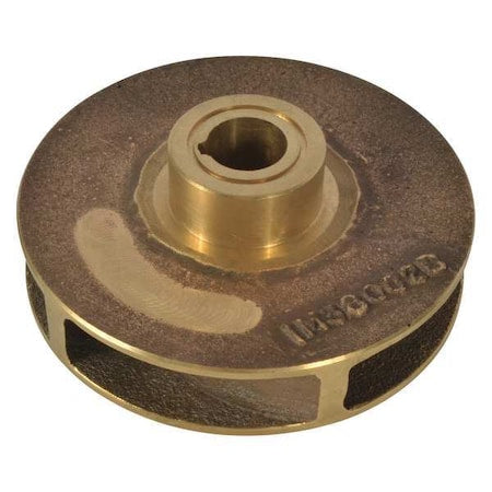 Impeller, 5-1/4 in, Brz, Closed, 4ZA43A