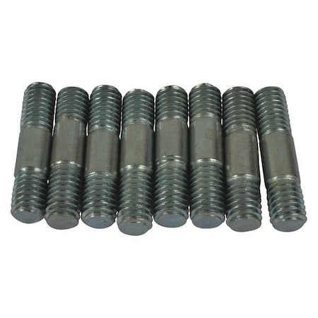 Stud,3/8-16 x 1-5/8 In., PK8