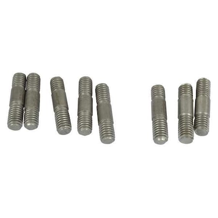 SS Stud 410,3/8-16 x 1-5/8In