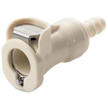 Straight, Polypropylene, Barbed 1/4 in