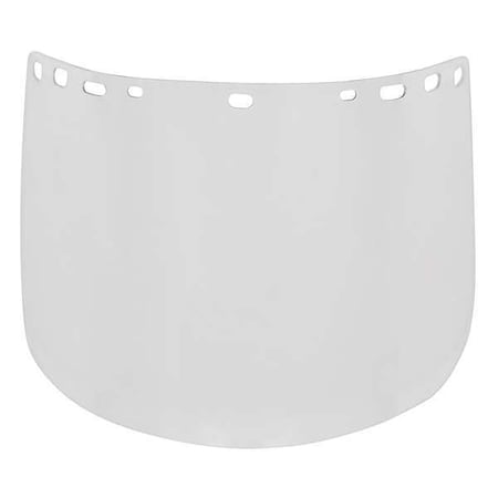 Visor, Clear Visor, Polyethylene, Uncoated Lens, clear