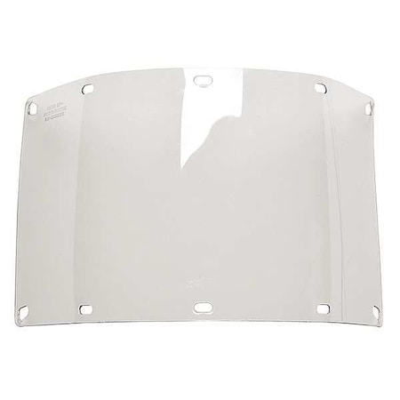 Visor, Clear Visor, 7 in Height, Uncoated Lens, clear