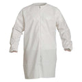 Lab Frock, ProClean(R), Serged, Knee Length, White, 30 PK