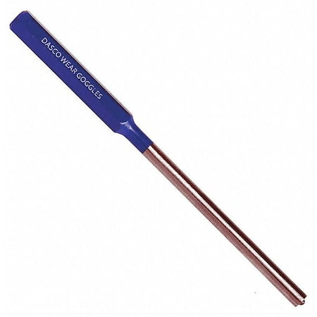 Roll Pin Punch,1/8 x 4 In,Carbon Steel
