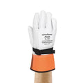 Electrical-Insulating Glove Protectors, Goatskin, 12" Length, Gray, Size 10