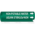 Pipe Marker,Non-Potable Water, 5843-I