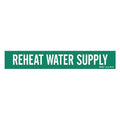 Pipe Markr,Reheat Water Return,2 1/4in H