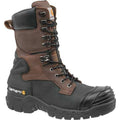 Men's CMC1259, Miner Boot, Composite Toe, 10 in Height, Black/Brown, 8 1/2