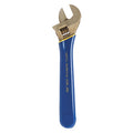 Adj. Wrench, Ins., Nonspark, 8", 1-1/8" Cap.