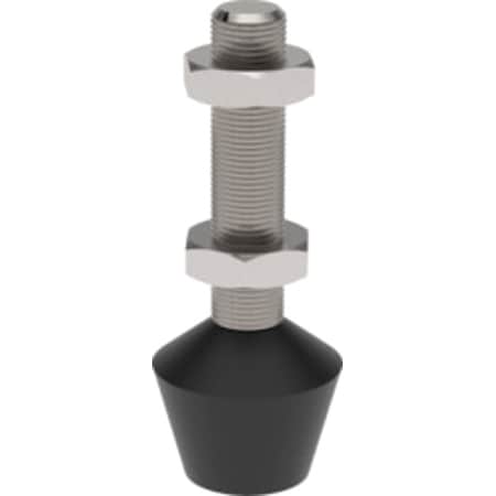 Flat Tip Spindle,3/8-16,0.63,3.5