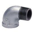 3/8" FNPT x MNPT Galvanized 90 Degree Street Elbow