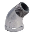 3/8" FNPT x MNPT Galvanized 45 Deg. Street Elbow