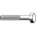 Grade 8, 1/2"-13 Hex Head Cap Screw, Zinc Yellow Steel, 9 in L, 5 PK
