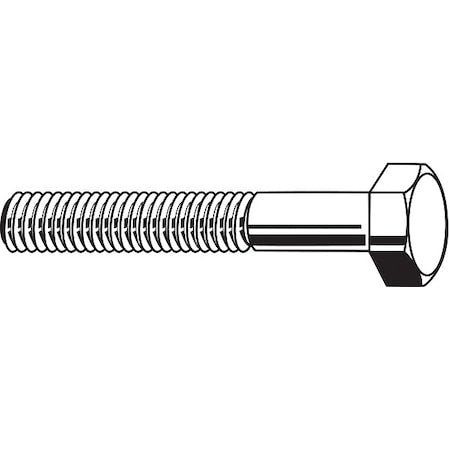 A2, M6-1.00 Hex Head Cap Screw, Plain Stainless Steel, 65 mm L, 50 PK
