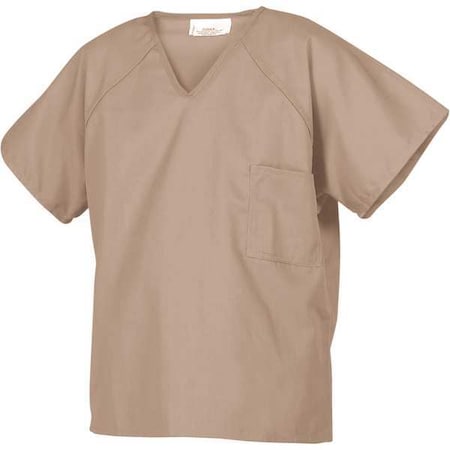 Inmate Shirts,Khaki,65 per PET/35 Ctn,M