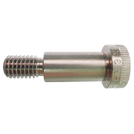 Shoulder Screw, 5/16"-18 Thr Sz, 1/2 in Thr Lg, 2 in Shoulder Lg, 18-8 Stainless Steel, 2 PK
