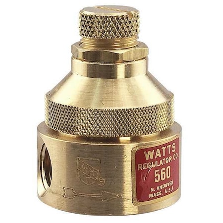 Pressure Regulator,1/4 In,0 to 125 psi