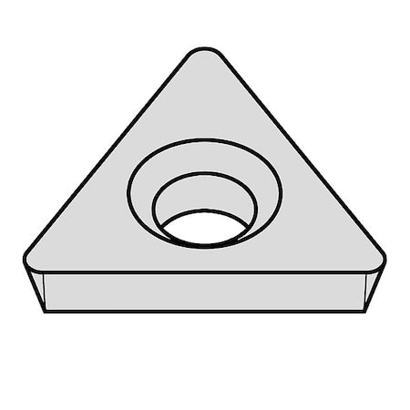 Triangle Turning Insert, Triangle, 1/4 in, TPHB, 0.3125 in, Carbide