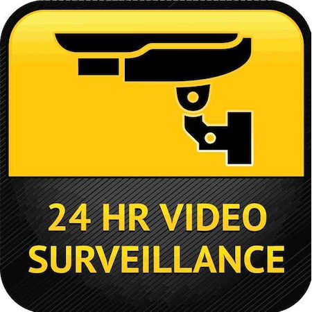 Security Window Decals,4 in x 4 in,PK2