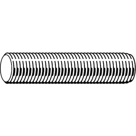 Fully Threaded Rod, 3/4"-10, 6 ft, Steel, Grade A, Plain Finish
