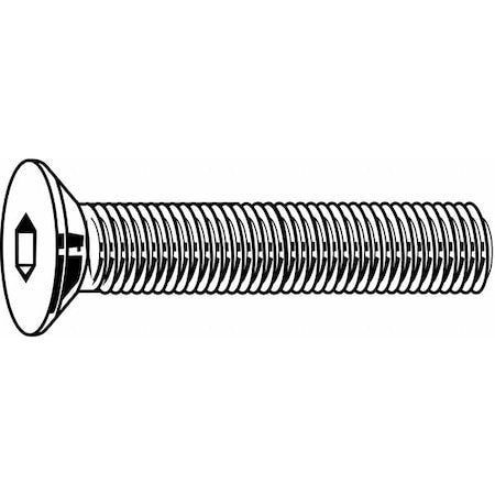 7/16"-20 Socket Head Cap Screw, Flat, Black Oxide Steel, 3/4 in Length, 25 PK