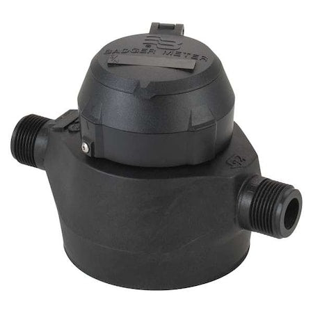 Flowmeter,25 gpm,150 psi,7-1/2 in.