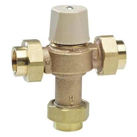 Thermostatic Mixing Valve,3/4 in.