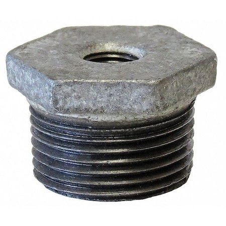 1/4" MNPT x 1/8" FNPT Galvanized Bushing