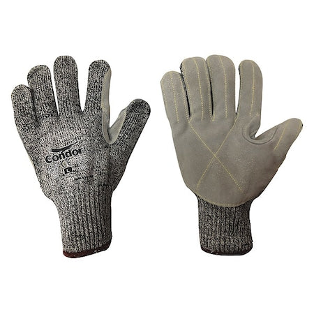 Cut Resistant Gloves, Cut Level A4 ,Uncoated ,None ,L 1 PR