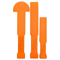 Pry Bar Kit, Polyethylene,3 pcs.