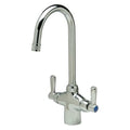 Lever Handle Laboratory Faucet, Single Hole Mount, Chrome 1 Hole