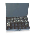 Grade C Zinc Plated Finish Steel Prevailing Torque Hex Locknut Assortment, 890 pc.