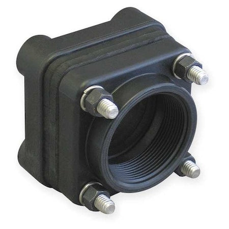 BulkheadTankFlange,Polypropylene,1in,1in