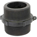 Hex Nipple, Polypropylene, 4", Schedule 80, 300 psi Max Pressure