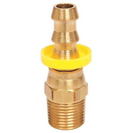 Hose Fitting,1/2 In. ID,3/8-18,(M)NPT