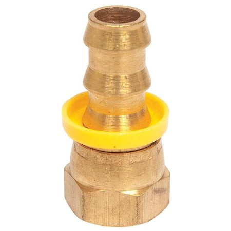 Hose Fitting,3/8 In. ID,9/16-18,(F) JIC