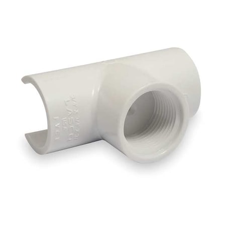 PVC Snap On Saddle Tap, FNPT x Snap On, 1 in x 3/4 in Pipe Size