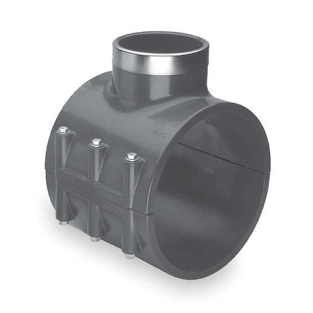 Saddle Clamp,Pipe 3 In,Outlet 2 In
