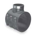 PVC,SaddleClampTee,2inNPT,2in,1inNPT