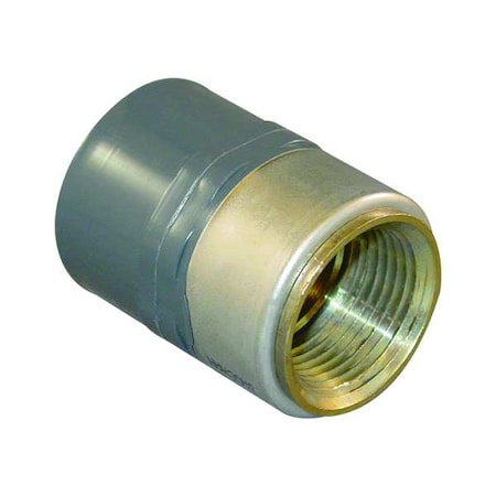 CPVC Female Connector, Schedule 80, 1-1/2" Pipe Size, FNPT x Socket