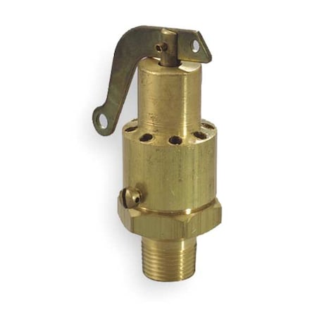 Safety Relief Valve,3/8 In,25 psi,Brass