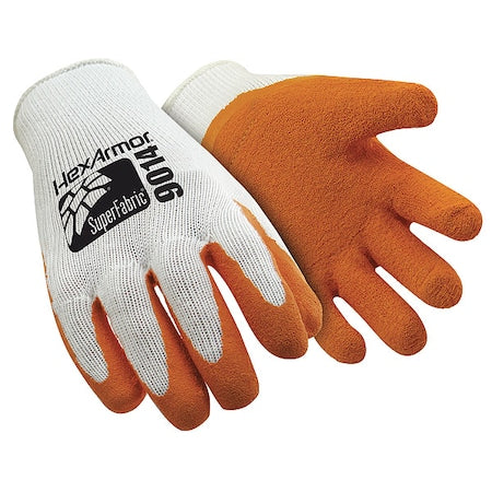 Cut-Resistant Coated Gloves, Cut Level A9 ,Dipped ,Latex ,Rough ,S 1 PR