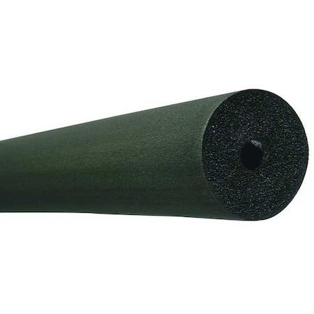 Pipe Insulation, 2-5/8" OD, 6 ft. L, NBR/PVC Based Elastomeric, 1 in Wall