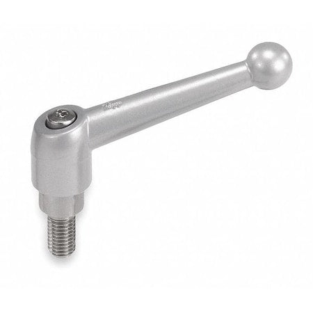 Adjustable Handle, Size: 5 1/2-13X50 Zinc, Black Satin, Comp: Steel
