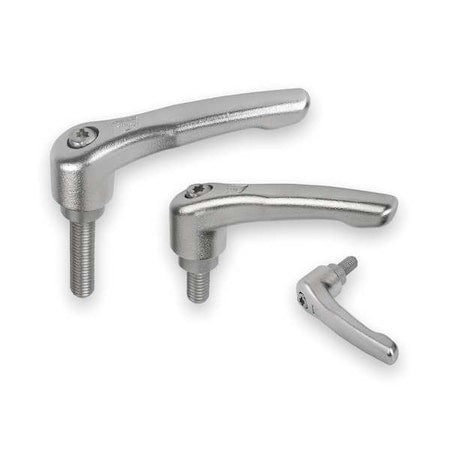 Adjustable Handle, Size: 2 3/8-16X40, Entirely Stainless Steel, Electropolished